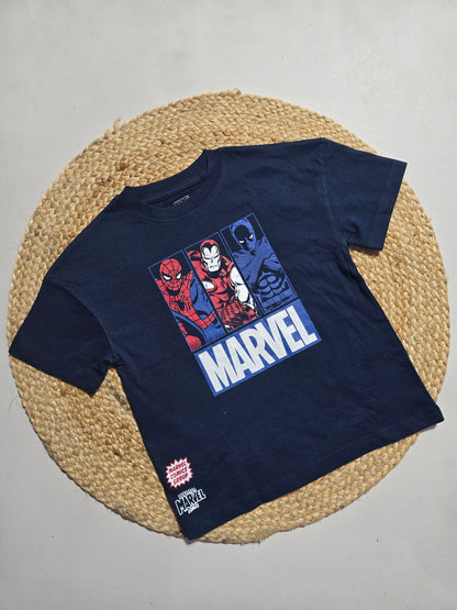 Boy's t-shirt - navy marvel