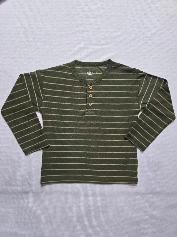 Boy's t-shirt - green stripes