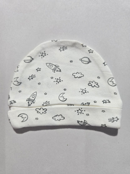 Baby's cap - white Rocket