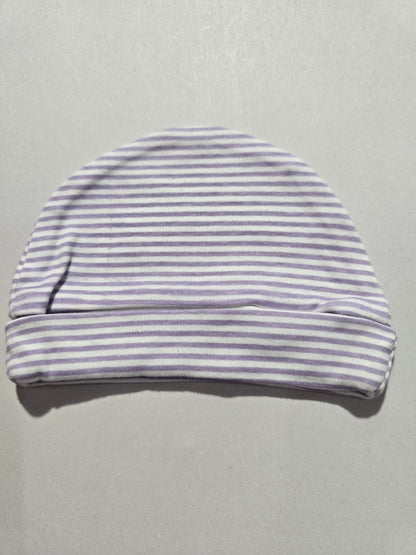 Baby's cap - Purple stripes