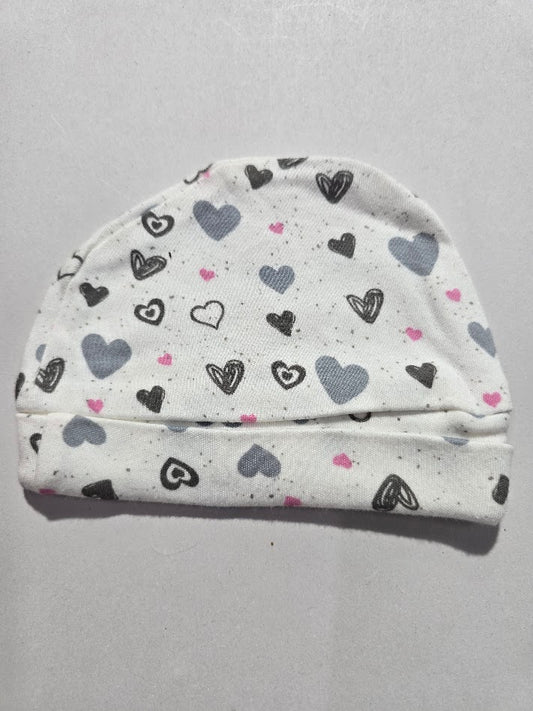 Baby's cap - Hearts