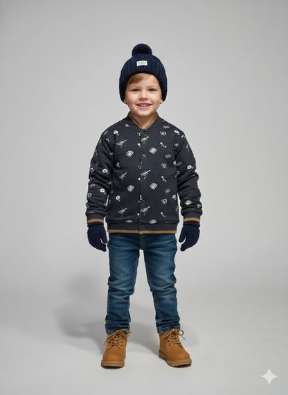 Boy's winter special jerkin (2 SIDE WEAR)