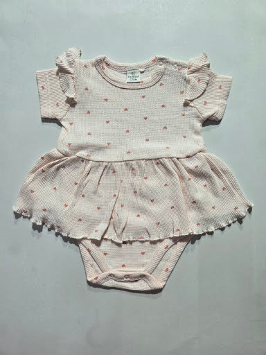 Baby's frock rompers - sandle heart