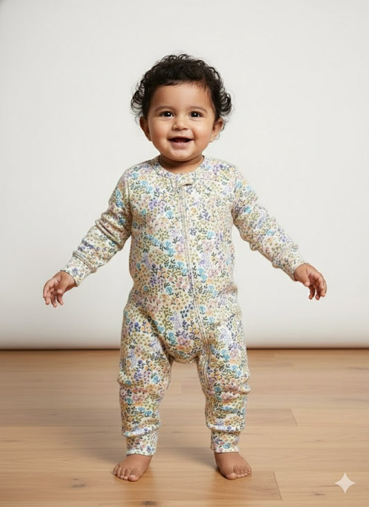 Baby's FS loop knit jumpsuit