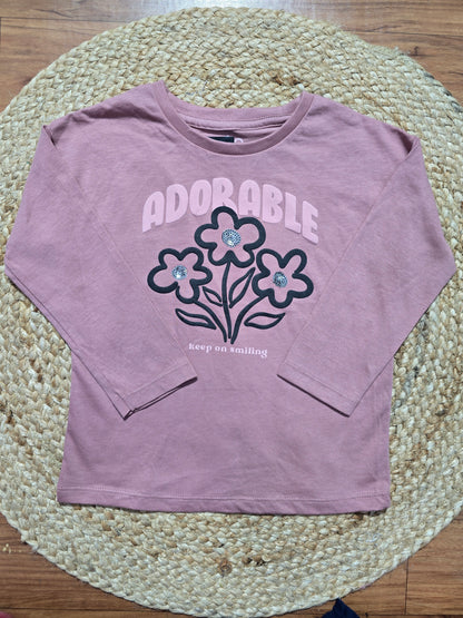 Girl's t-shirt - keep smile