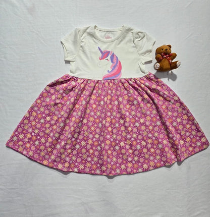 Girl's frock - unicorn
