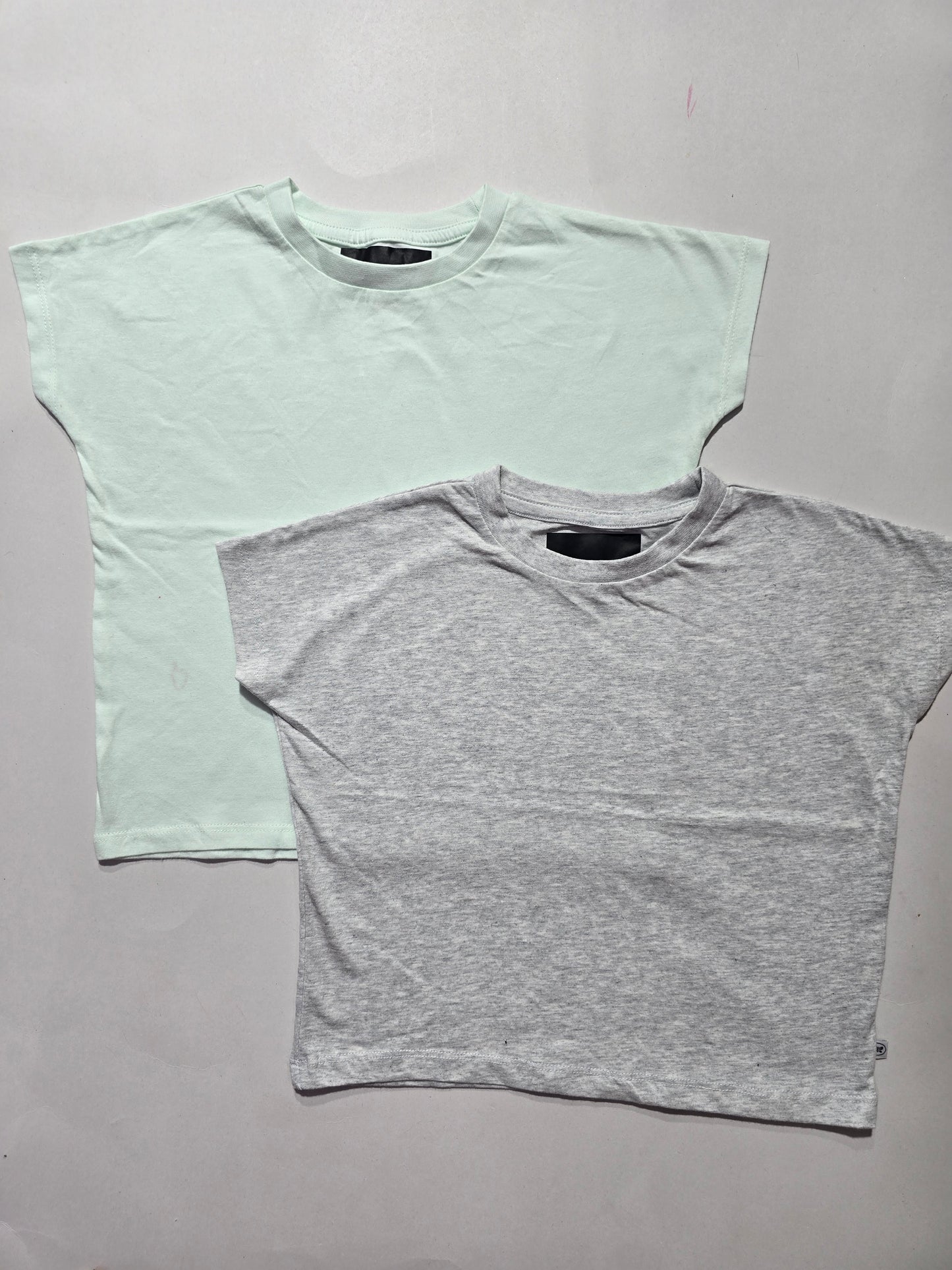 Girl's cap sleeve t-shirt - (2pcs combo)10