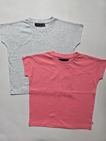 Girl's cap sleeve t-shirt - (2pcs combo)11