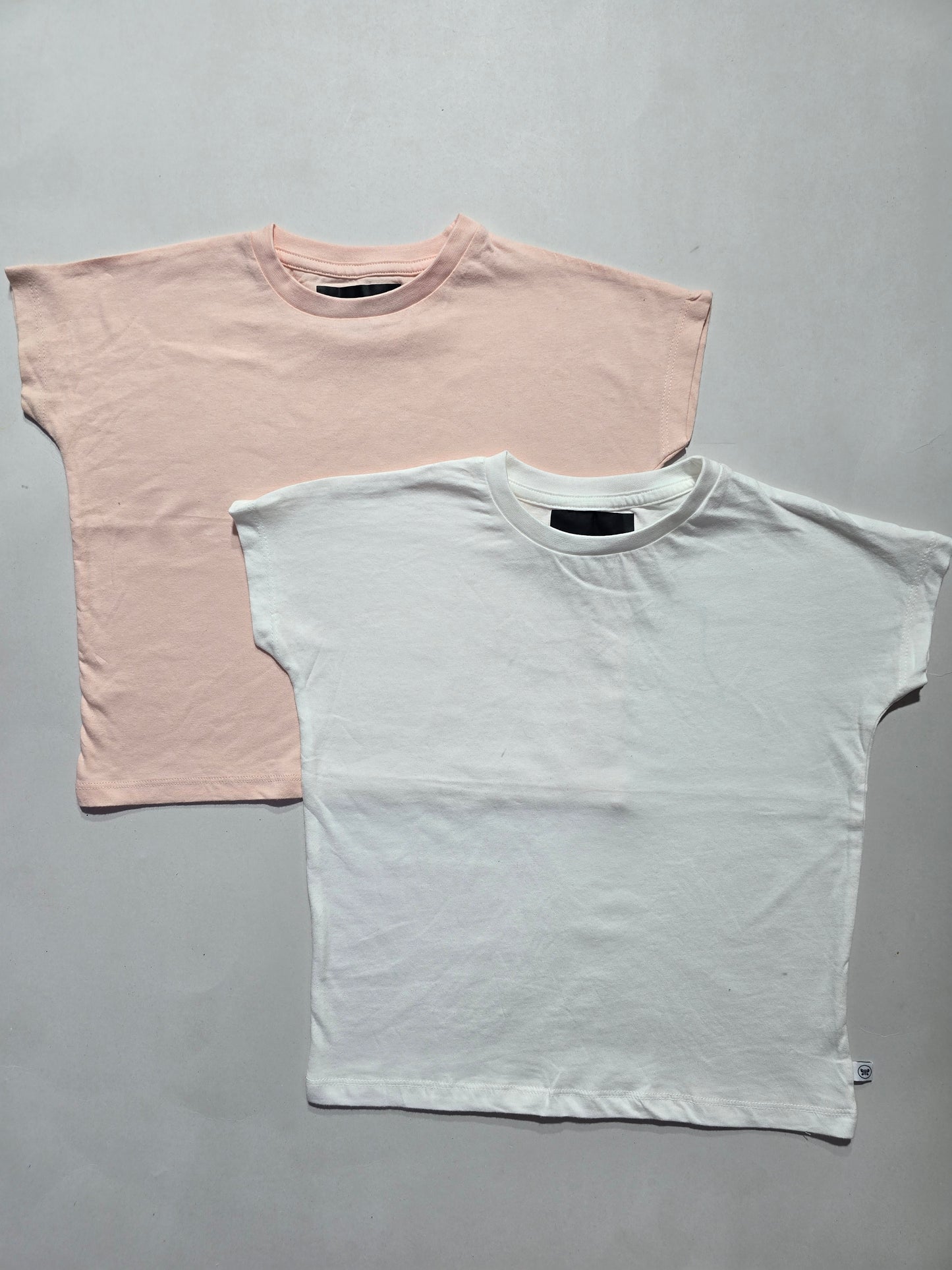Girl's cap sleeve t-shirt - (2pcs combo)12