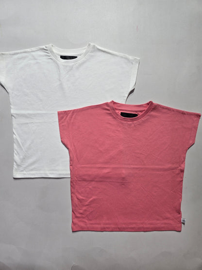 Girl's cap sleeve t-shirt - (2pcs combo)14