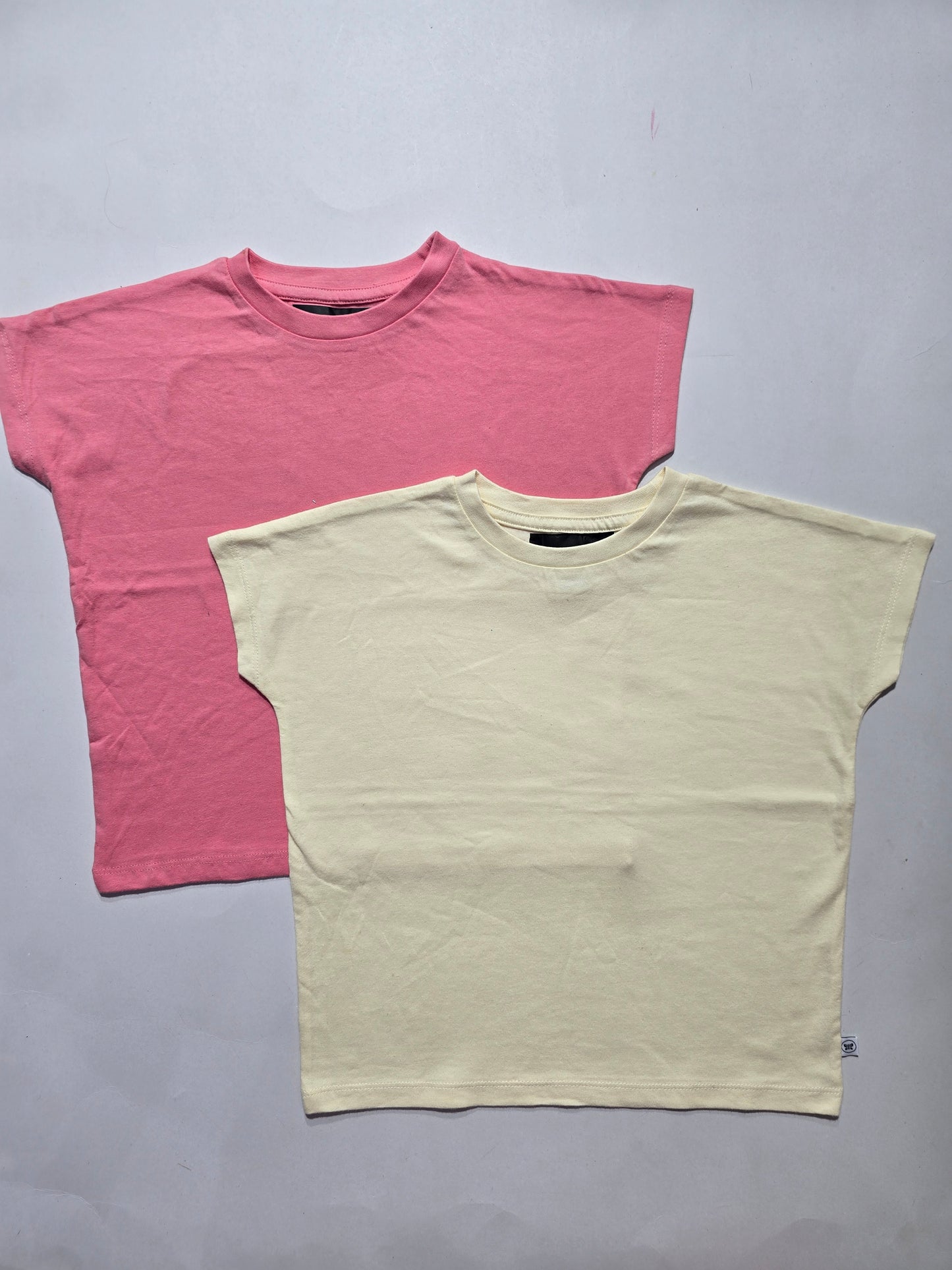 Girl's cap sleeve t-shirt - (2pcs combo)6