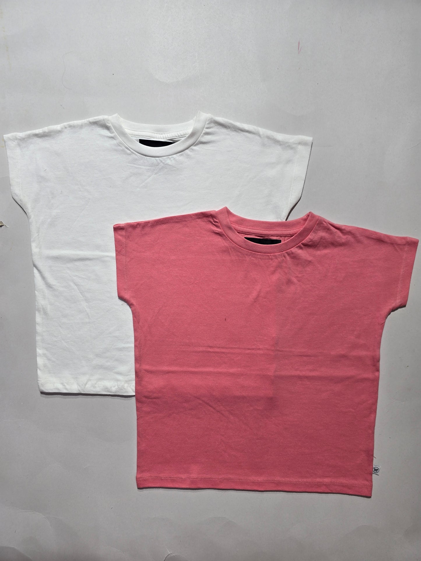 Girl's cap sleeve t-shirt - (2pcs combo)7