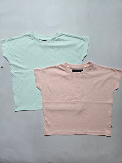 Girl's cap sleeve t-shirt - (2pcs combo)8