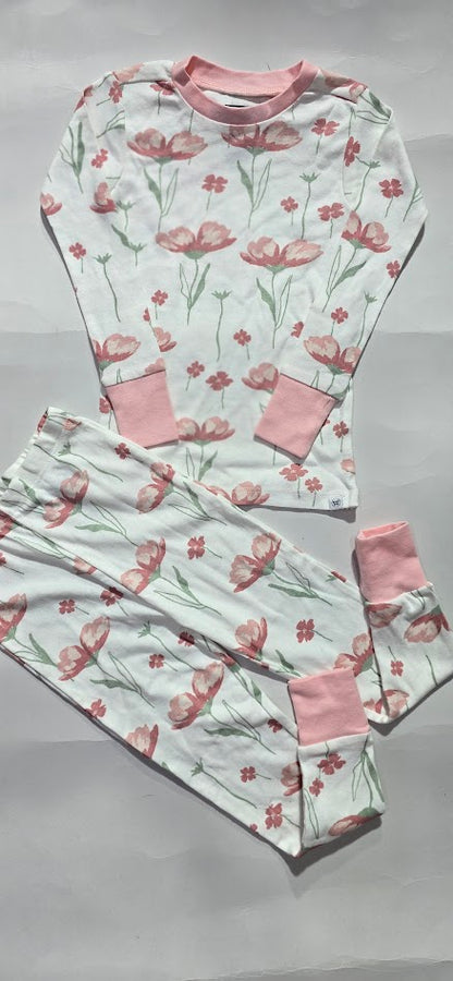 Unisex pant Co-ord Set - - pink blossoms