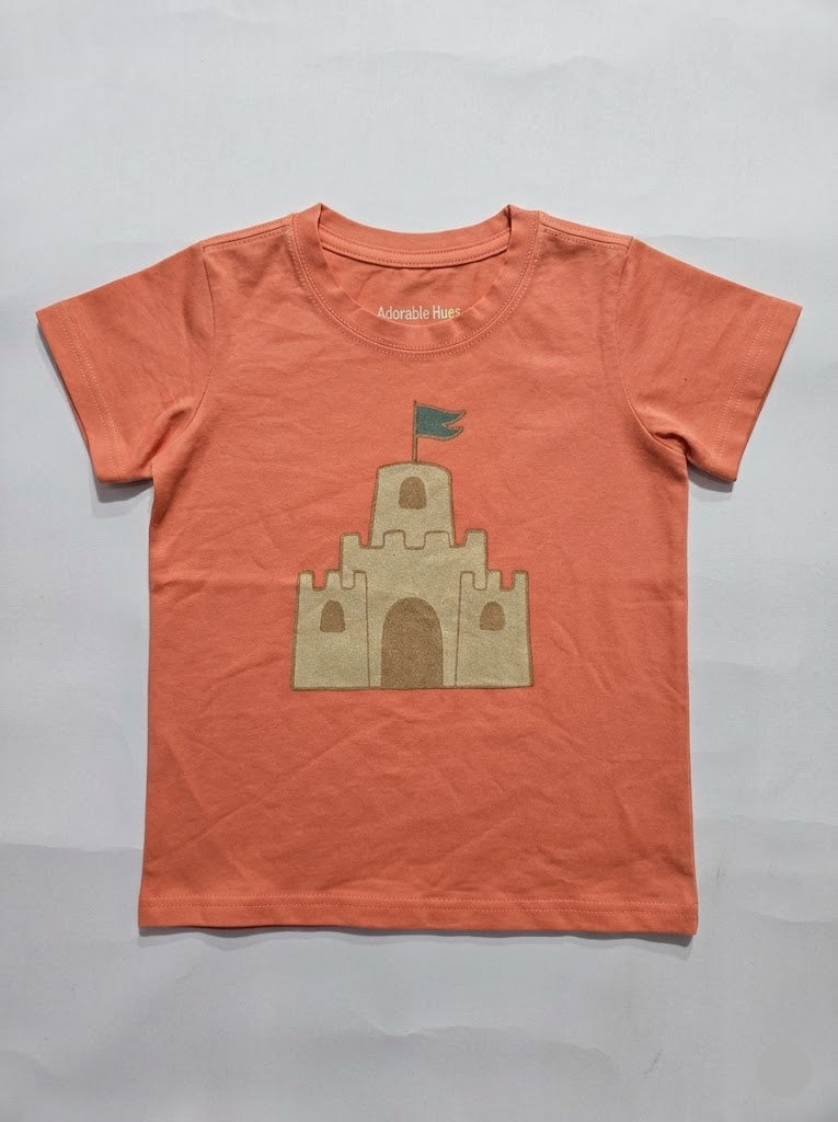 Girl's t-shirt - castle