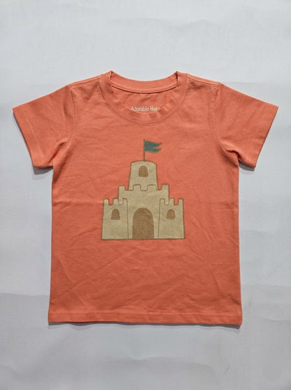 Girl's t-shirt - castle