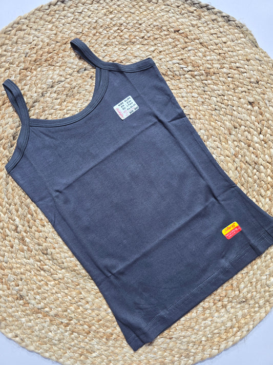 Girl's slip - grey