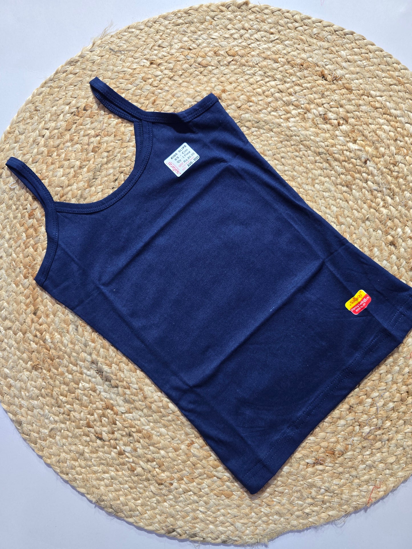 Girl's slip - navy