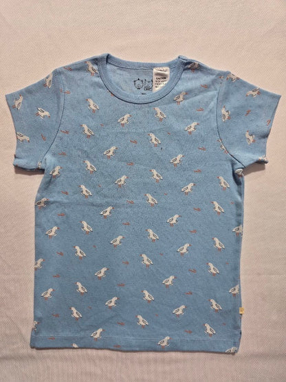 Girl's t-shirt - blue birds