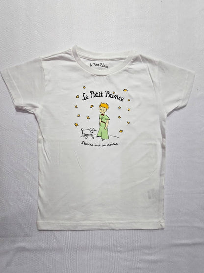 Girl's t-shirt - white prince