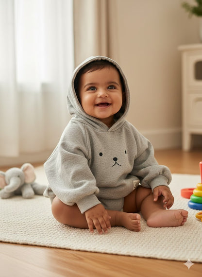 Baby's loop knit Hoodie