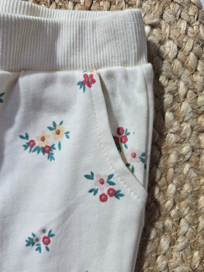 Baby's hoodie pant set - blossom