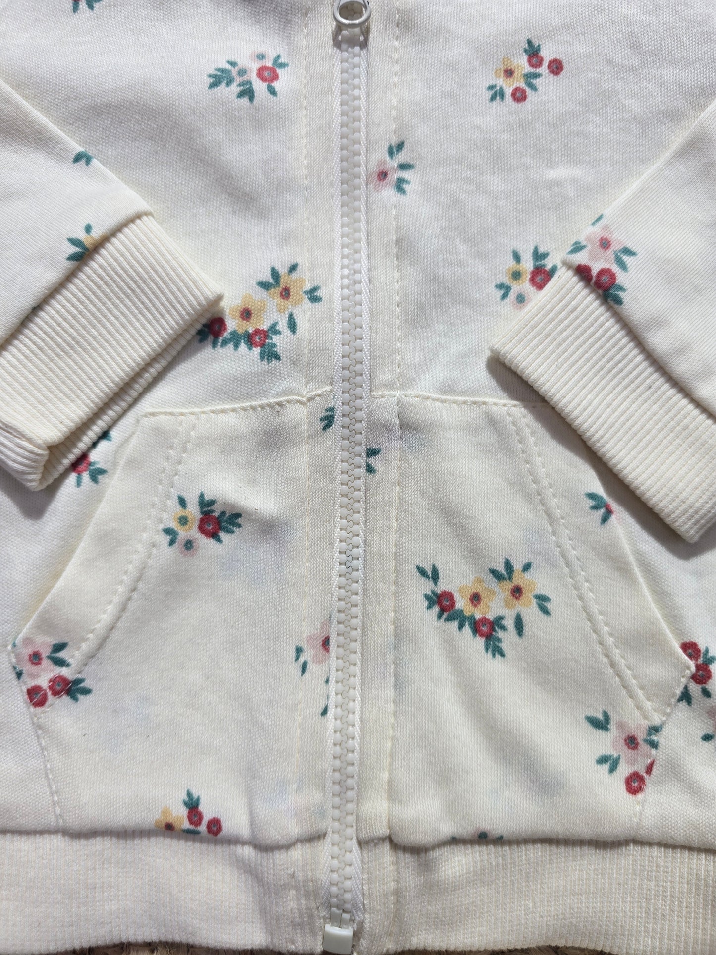 Baby's hoodie pant set - blossom