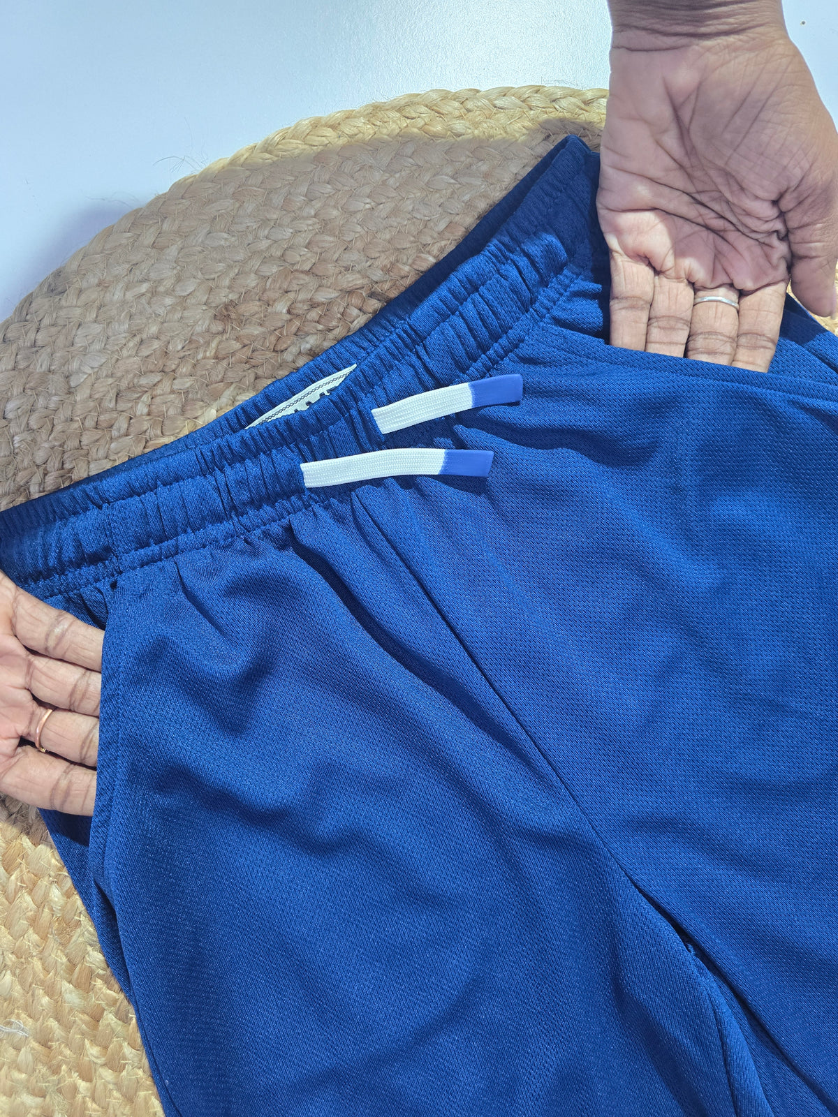 Boy's jersey short set - blue
