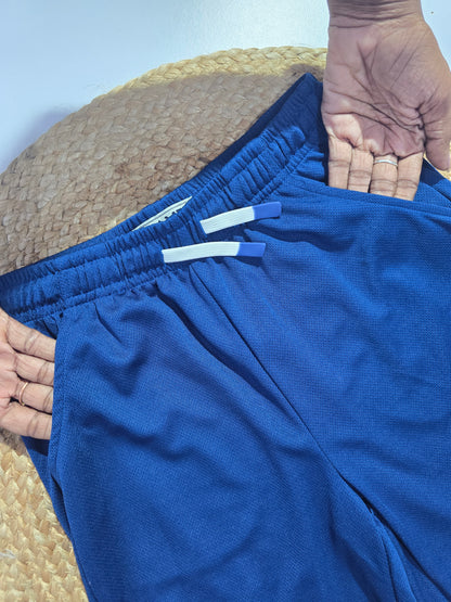 Boy's jersey short set - blue