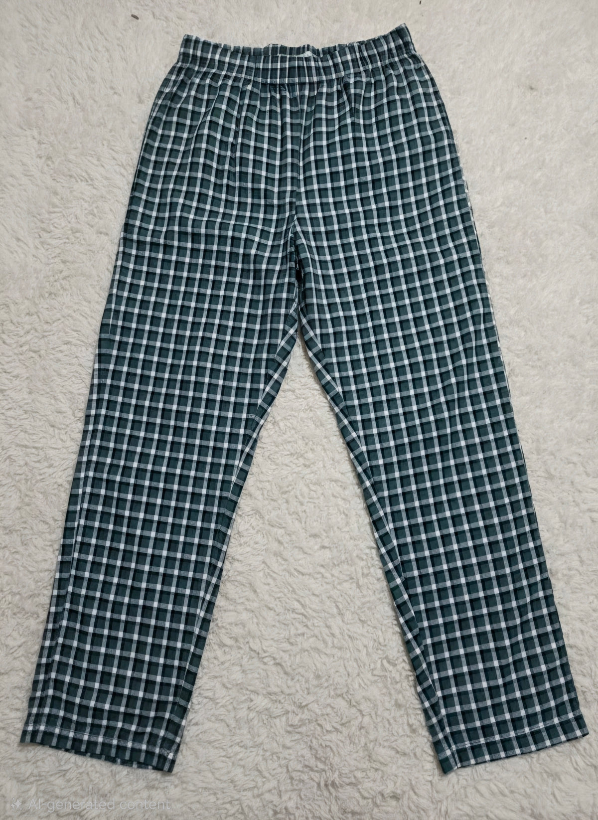 Men's pant - green checks