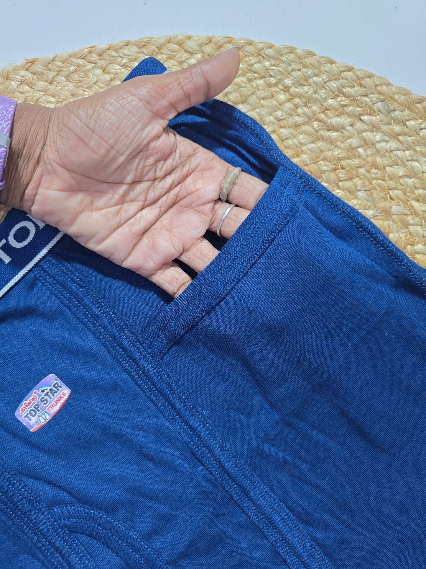 Men's trunk - pista blue