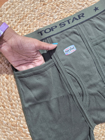 Men's trunk - olive green