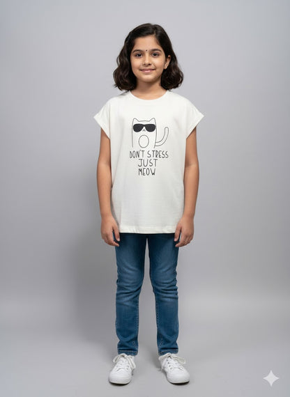 Girl's Cap sleeve t-shirt