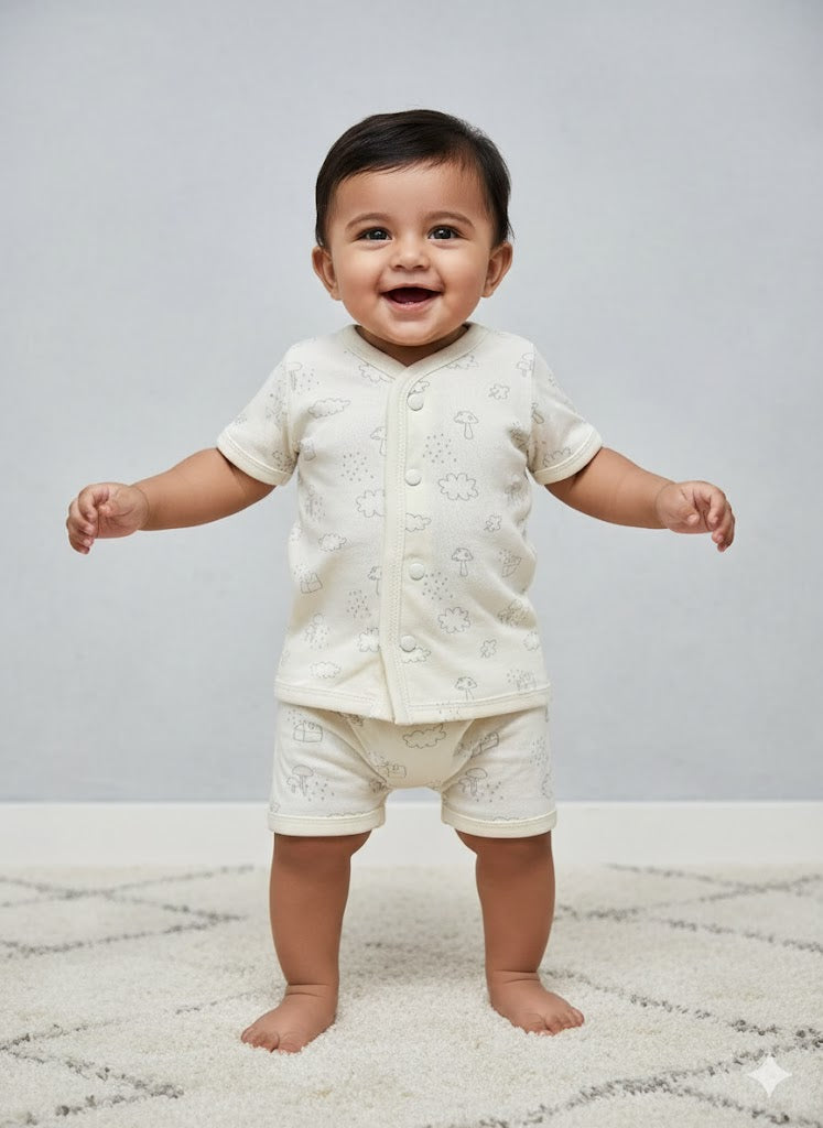 Baby's jablas shorts set