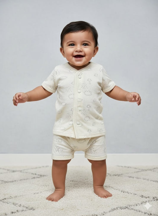 Baby's jablas shorts set