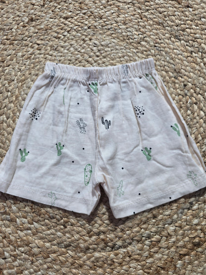 Baby's muslin shorts - s.cactus