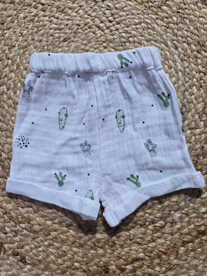Baby's muslin shorts - w.cactus