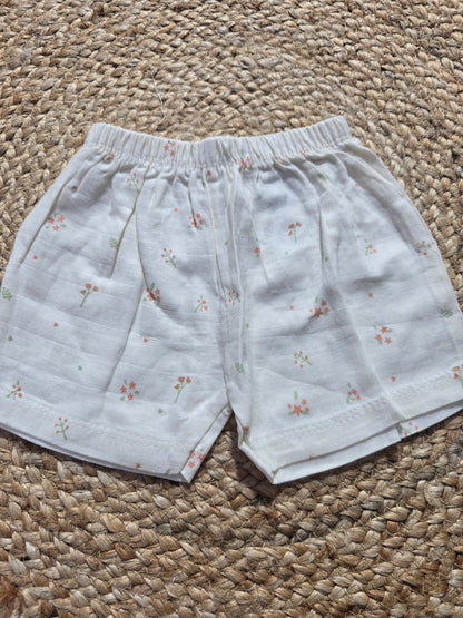 Baby's muslin shorts - o.buds