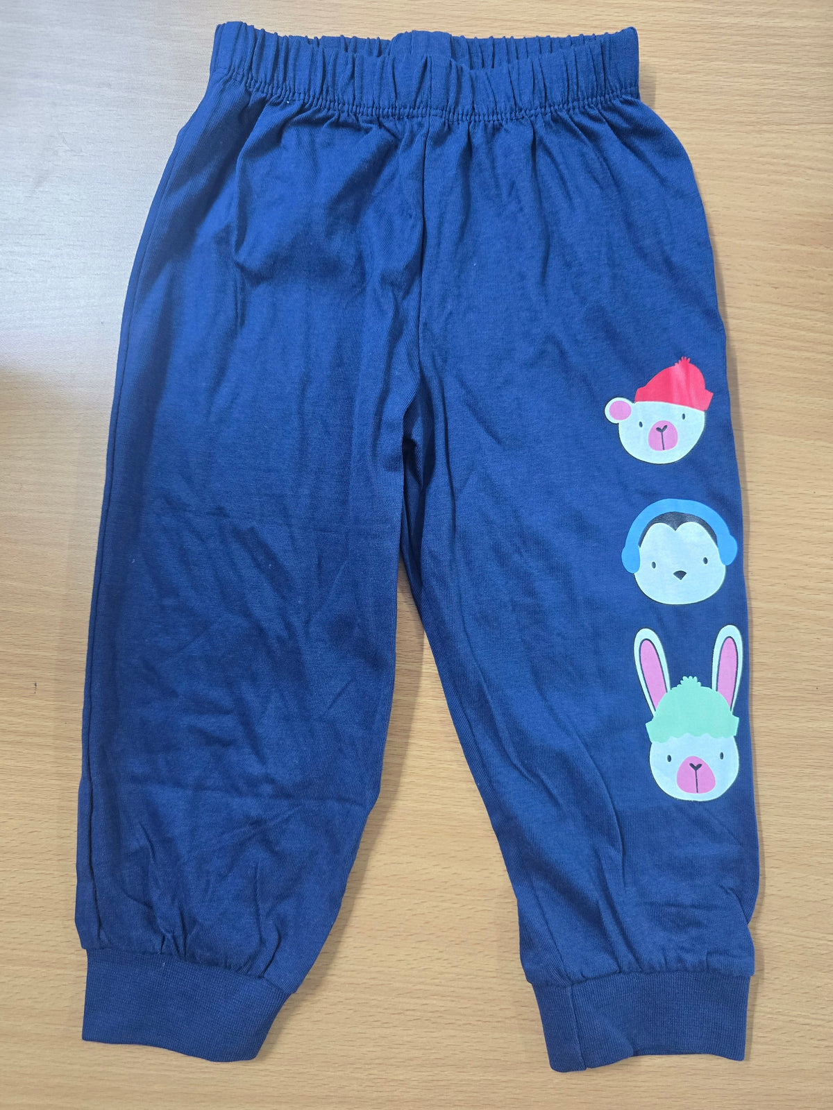 Baby's pants - navy faces