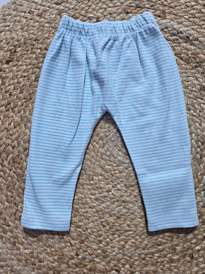 Baby's pants - blue line