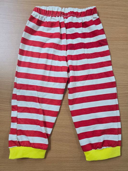 Baby's pant - red bold