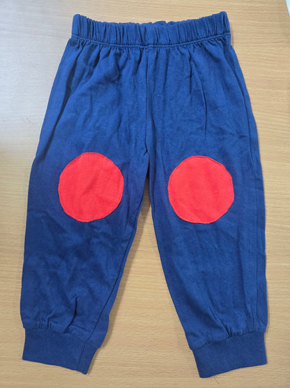 Baby's pants - n/red patches