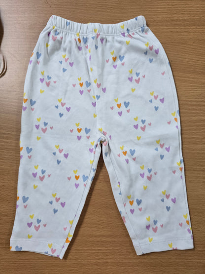Baby's pants - hearts