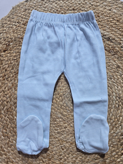 Baby's pants - blue stripe