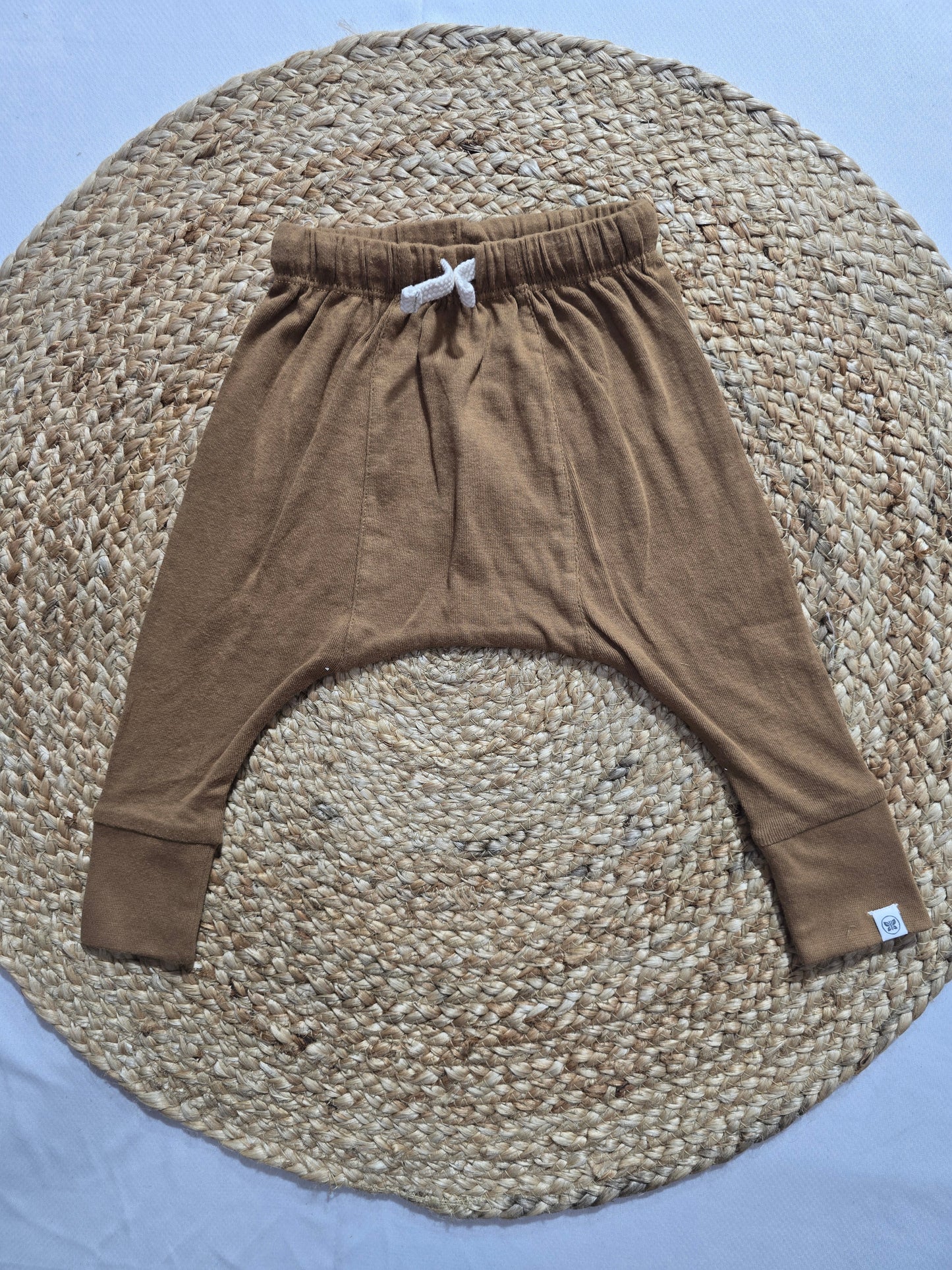 Baby's diaper pants - brown