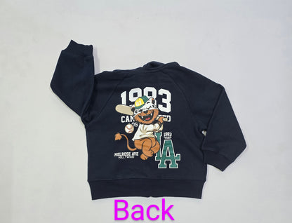 Boy's loop knit hoody zipper