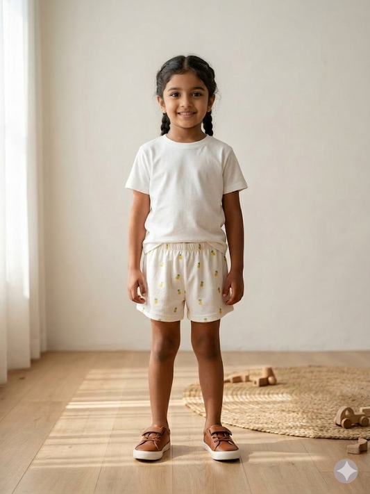 Girl's shorts - pine