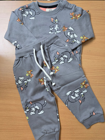 Baby's loop knit pant set - tom&jerry