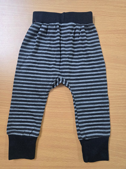 Baby's pants - black stripes
