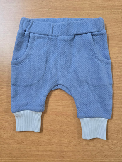 Baby's loop knit pants - blue